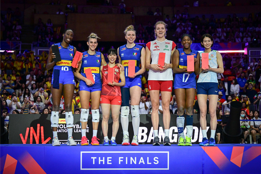 VNL F.: I premi individuali. Egonu MVP