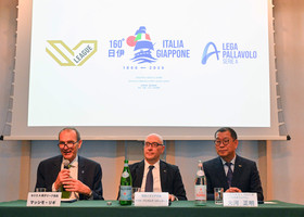 Il Presidente Righi, Mario Vattani (Ambasciatore d’Italia in Giappone) e il Chairman Masaaki Okawa