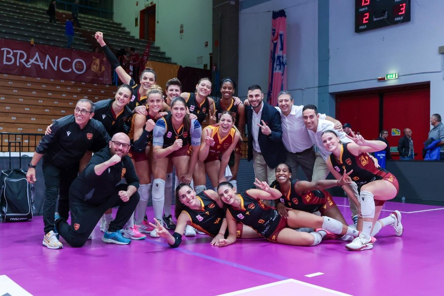 A1 F.: Casalmaggiore è crisi? Roma vince 3-2 sul campo delle &quot;rosa&quot;