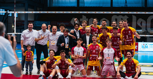 Del Monte Coppa Italia A3: Reggio Emilia batte Sabaudia ed è la prima finalista