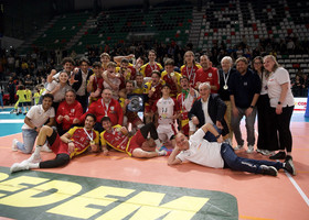 A3 Credem Banca: Reggio Emilia promossa in A2: 3-0 su Reggio Calabria in Gara 5