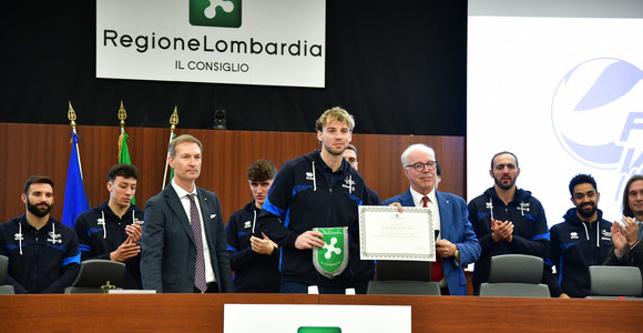 Milano: Il Consiglio regionale premia Allianz Powervolley