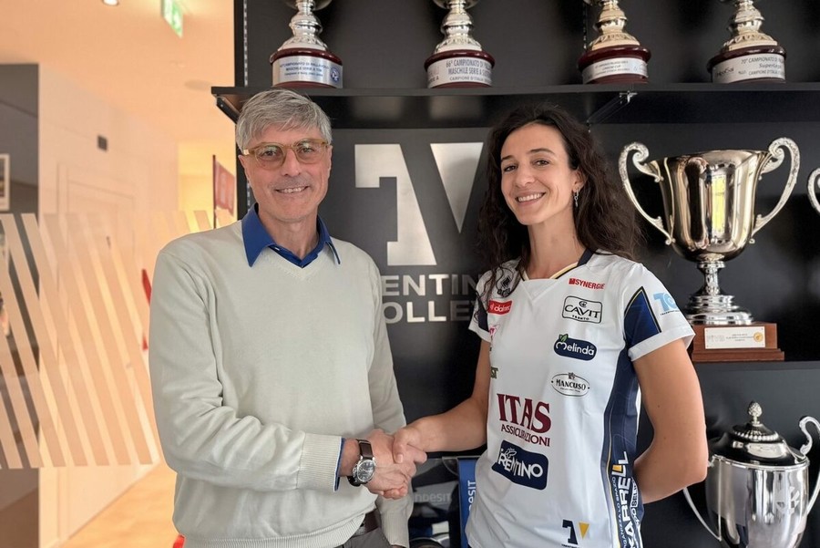 Il ritorno di Silvia Fondriest all’Itas Trentino. Immagine dal comunicato ufficiale del club. Il ritorno di Silvia Fondriest all’Itas Trentino. Immagine dal comunicato ufficiale del club.