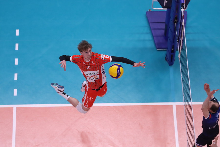 Ferre Reggers, in finale scudetto con il Maaseik