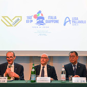 Il Presidente Righi, Mario Vattani (Ambasciatore d’Italia in Giappone) e il Chairman Masaaki Okawa