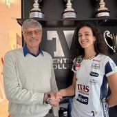 Il ritorno di Silvia Fondriest all’Itas Trentino. Immagine dal comunicato ufficiale del club.