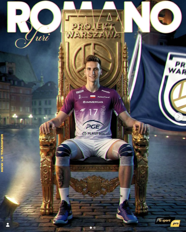 Mercato: Yuri Romanò firma con il Projekt Warszawa per la stagione 2026/27 Mercato: Yuri Romanò firma con il Projekt Warszawa per la stagione 2026/27