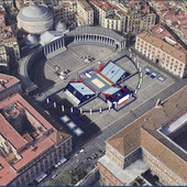 Europei 2026: Il rendering di Piazza del Plebiscito