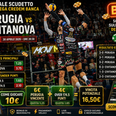 Finale Scudetto: Perugia favorita in Gara 1, Civitanova rincorre. Le quote e come giocare 10 euro