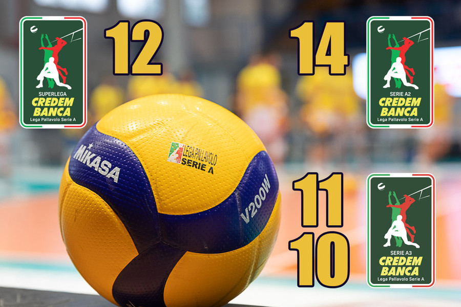 Lega Pallavolo, 47 squadre al via