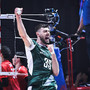 Sasak, opposto polacco, top scorer della gara