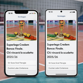 Superlega Credem Banca: Chiuso il sondaggio sulle semifinali, ora via al voto sulla finale Perugia-Civitanova. Chi vince?