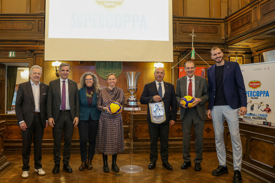 Del Monte Supercoppa SuperLega: Trieste pronta alla Final Four del 28 febbraio-1 marzo Del Monte Supercoppa SuperLega: Trieste pronta alla Final Four del 28 febbraio-1 marzo