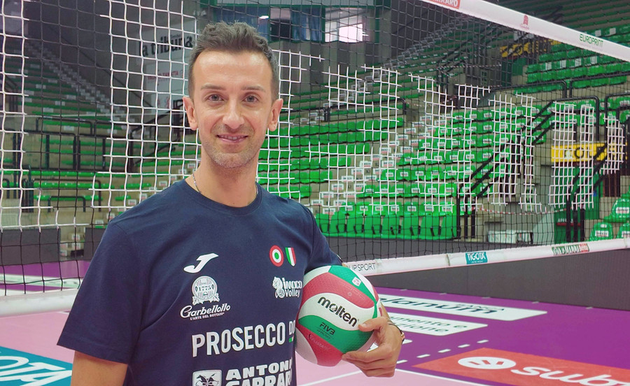 Daniele Santarelli torna al Palaverde dopo una estate sulla panchina della nazionale turca vice campione del Mondo