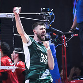 Sasak, opposto polacco, top scorer della gara