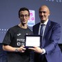 Santarelli premiato all'ouverture del campionato al teatro alla Fenice