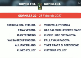 Superlega: Tutte le 11 giornate di ritorno del campionato 2026/27