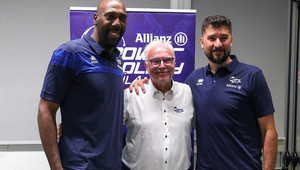 Simon, il presidente Fusaro e coach Falasca Simon, il presidente Fusaro e coach Falasca