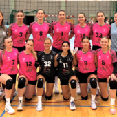 Numero 1 Indre Sorokaite stella del Kaunas-VDU, nella sua Lituania
