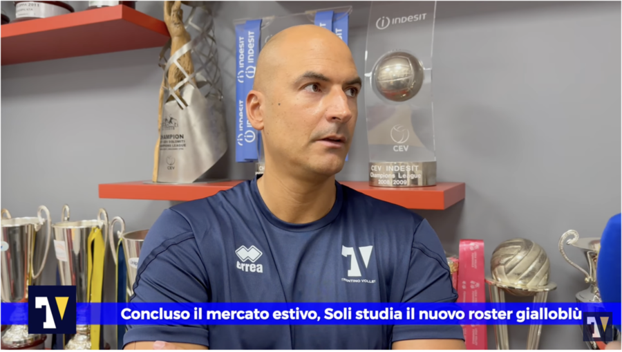 Trento: Fabio Soli studia la rosa della sua prima Itas Trentino