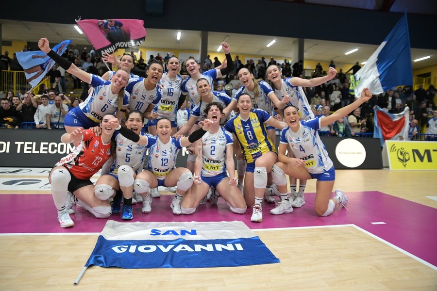 A1 Tigotà: San Giovanni in Marignano batte Perugia 3-1, quarto successo di fila e salvezza a un passo