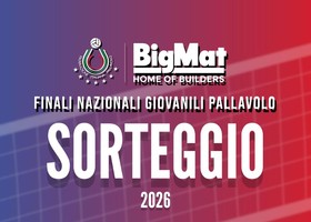 Fipav: Il 26 marzo il sorteggio delle BigMat Finali Nazionali Giovanili in premiere su YouTube