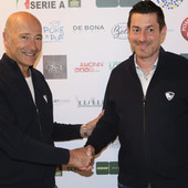 Il presidente Sandro Da Rold con il ds Alessandro Carniel