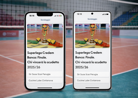 Superlega Credem Banca: Chiuso il sondaggio sulle semifinali, ora via al voto sulla finale Perugia-Civitanova. Chi vince?