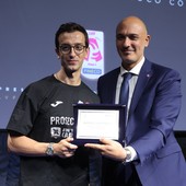 Santarelli premiato all'ouverture del campionato al teatro alla Fenice