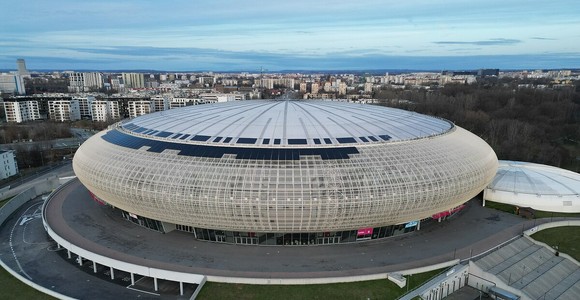 La Tauron Arena di Cracovia, sede di gioco della finale del Mondiale La Tauron Arena di Cracovia, sede di gioco della finale del Mondiale