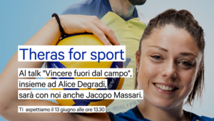 Theras for Sport, a Salsomaggiore torneo Under 18 e talk con Alice Degradi e Jacopo Massari Theras for Sport, a Salsomaggiore torneo Under 18 e talk con Alice Degradi e Jacopo Massari