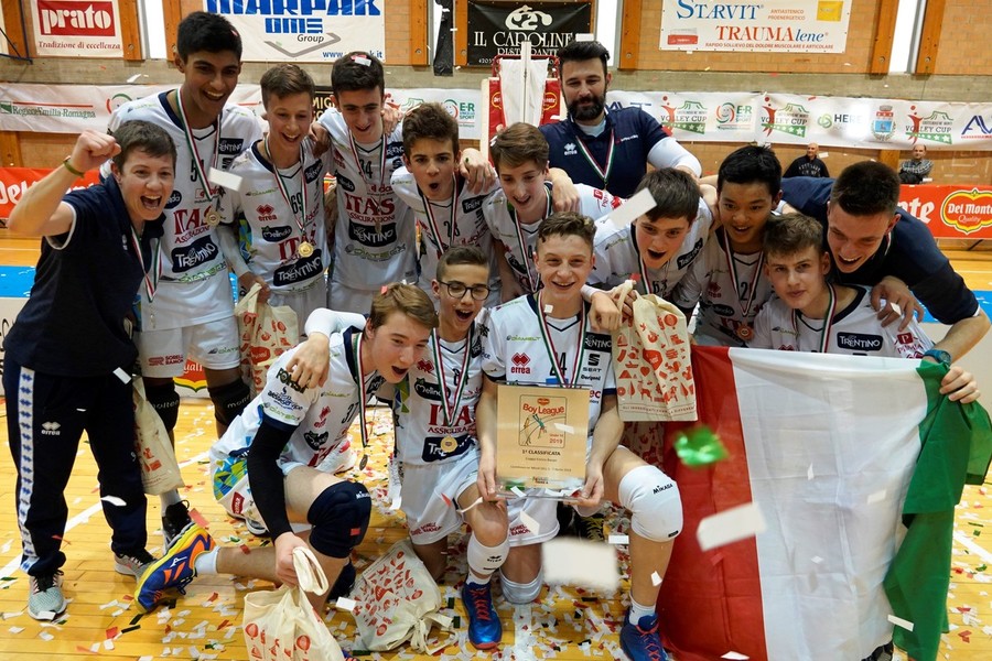 Trento, ultima vincitrice della Boy League, nella stagione 2018/19