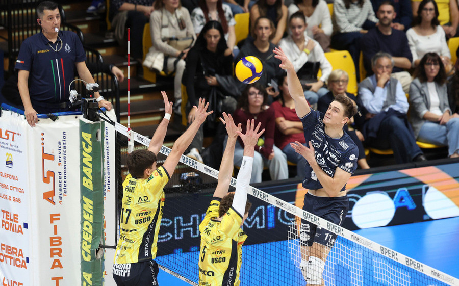 Theo Faure top scorer di giornata. Attacco all'80%! Theo Faure top scorer di giornata. Attacco all'80%!