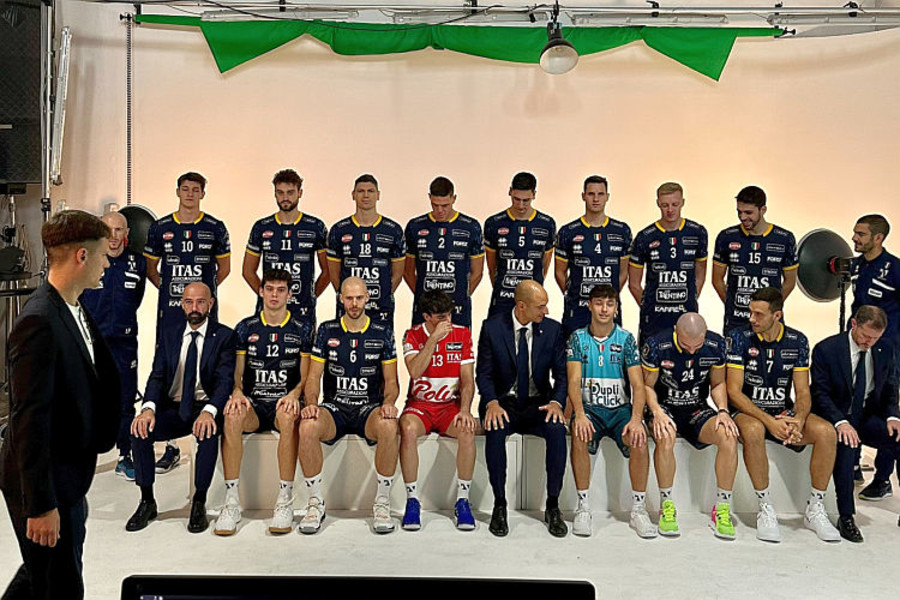Trento: Tutti in posa verso il debutto in Superlega