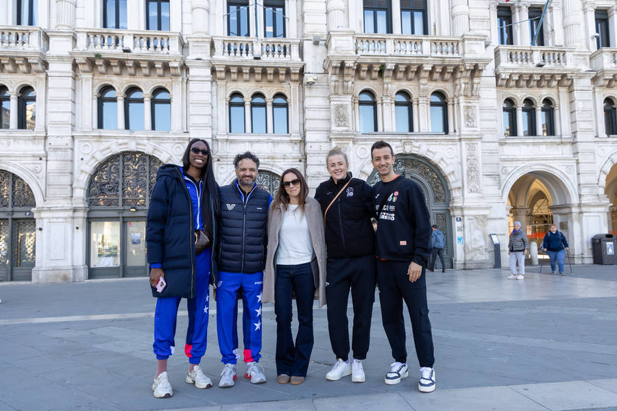 Capitane e allenatori a Trieste