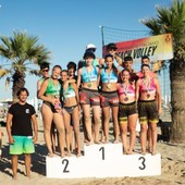 Il podio della tappa Under 16 di Marina di Ravenna