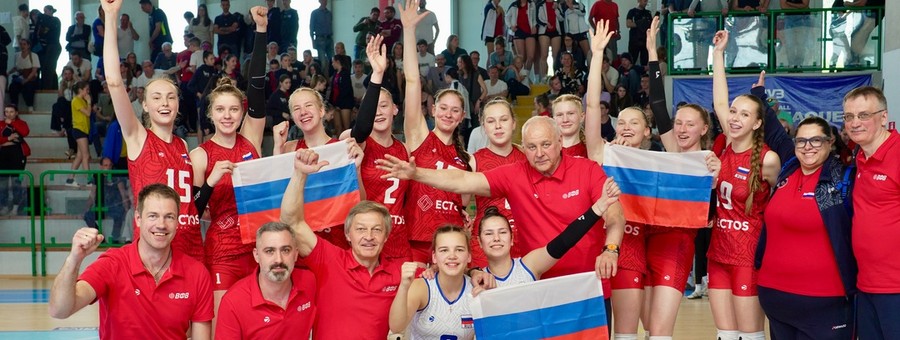 Cornacchia WC: A Pordenone la nazionale della Russia U17 festeggia il successo con bandiera e inno