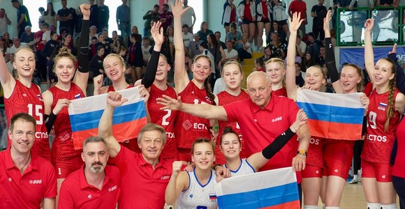 Cornacchia WC: A Pordenone la nazionale della Russia U17 festeggia il successo con bandiera e inno