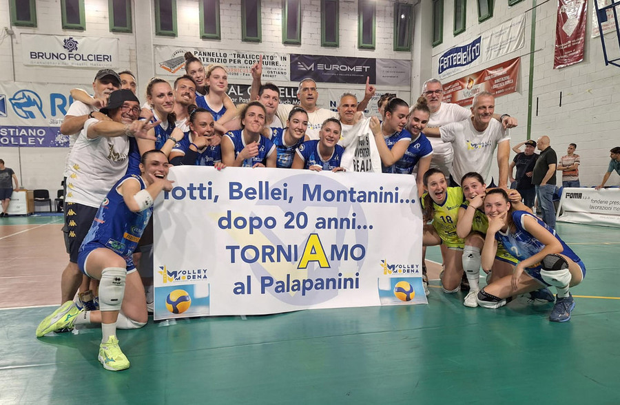 Modena torna in serie A femminile. A Ostiano arriva la promozione
