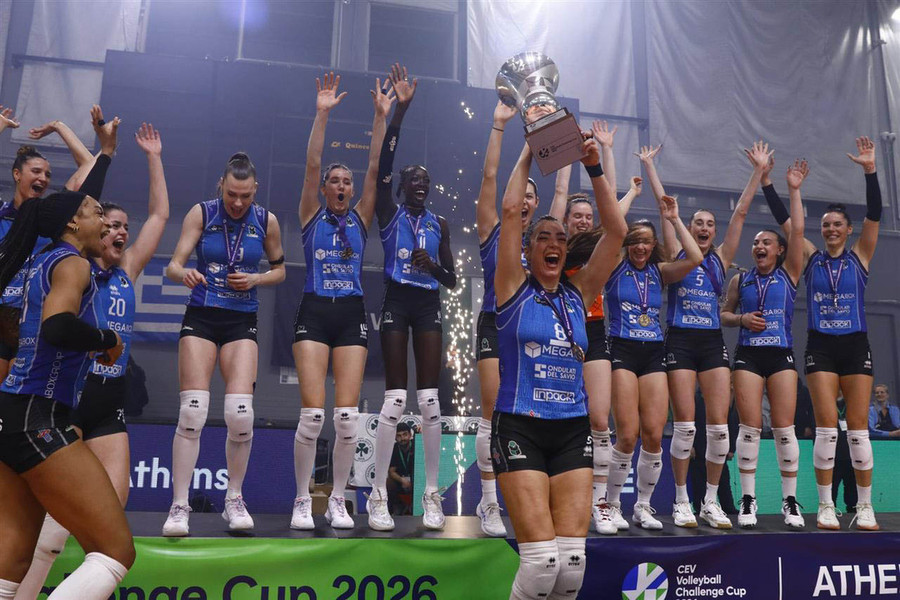 Challenge Cup F.: Vallefoglia fa la storia: 3-0 al Panathinaikos ad Atene, la Coppa è sua