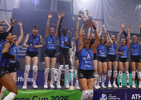 Challenge Cup F.: Vallefoglia fa la storia: 3-0 al Panathinaikos ad Atene, la Coppa è sua