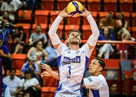 Bruno, palleggiatore del Volei Renata Bruno, palleggiatore del Volei Renata