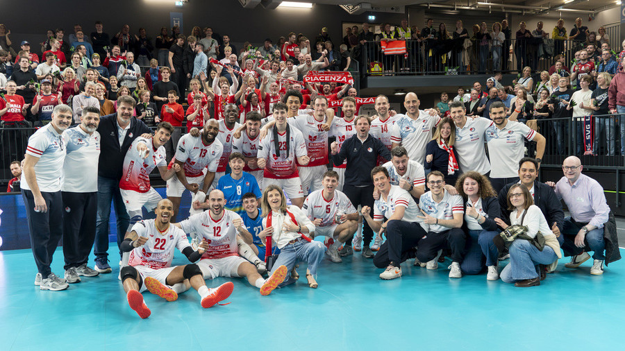 Cev Cup: Implacabile Piacenza. 3-0 al Luneburg.  Mercoledì ritorno in Emilia