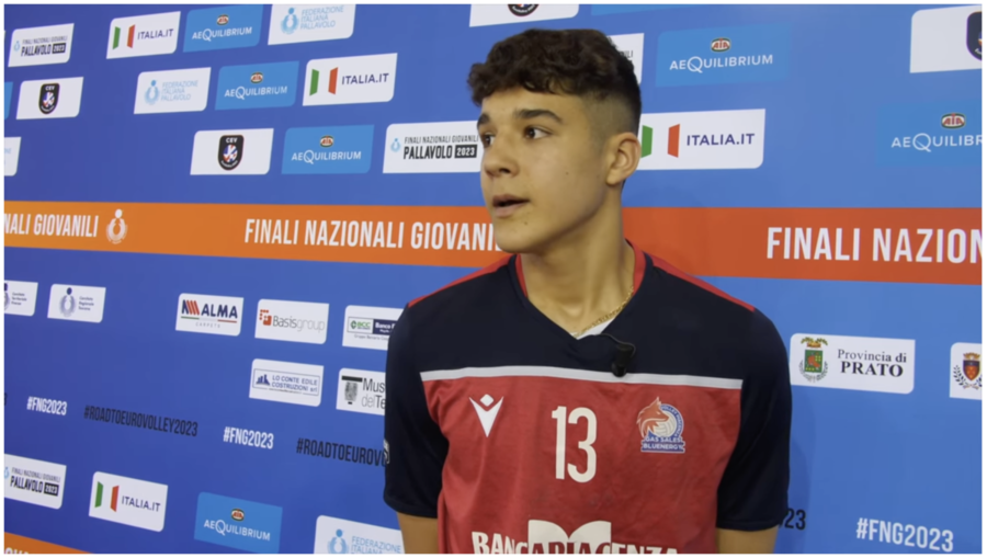 Tricolore Under 15 M.: L'MVP Manuel Zlatanov dopo la finale persa contro Treviso