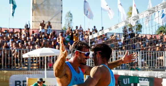 Manuel Alfieri e Alex Ranghieri festeggiano il titolo italiano a Caorle