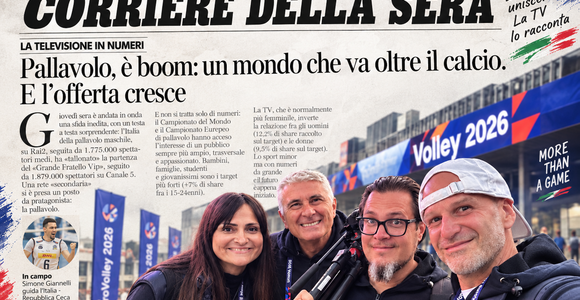 Ascolti tv: Aldo Grasso sul Corriere celebra il boom della pallavolo in televisione. Buon prodotto, ottimo orario Ascolti tv: Aldo Grasso sul Corriere celebra il boom della pallavolo in televisione. Buon prodotto, ottimo orario