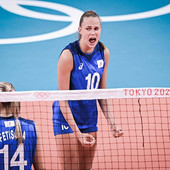 Arina Fedorovtseva, immagine d’archivio (foto Volleyball World / CEV).