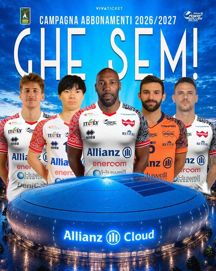 Allianz Milano presenta la ripresa degli allenamenti e la campagna abbonamenti “Ghe sem!” Allianz Milano presenta la ripresa degli allenamenti e la campagna abbonamenti “Ghe sem!”
