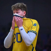 Lukas Bergmann con il Brasile (foto FIVB)