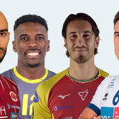 I 4 bomber: Laganà (Reggio Calabria), Onwelo (Sabaudia), Mian (Reggio Emilia), Giannotti (Belluno)